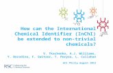 How can the international chemical identifier (InChI) be extended to non …