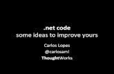 .net code: some ideas to improve yours