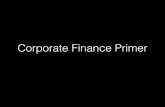 Corporate Finance Primer