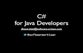 Understanding c# for java