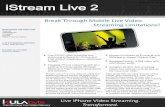 iPhone Live Video Streaming Software