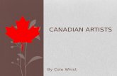 Canadian artists by Cole W.