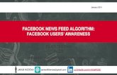 Facebook News Feed Algorithm: Facebook User Awareness