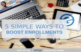 5 Simple Ways to Boost Continuing Ed Enrollments
