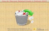Tool to recover deleted emails in outlook 2010
