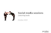 Basic social media monitoring tools