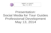 Travel guides Presentation to Guide Association of New York City
