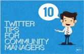 10 Twitter Tips For Community Managers