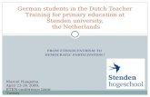 German Students In The Dutch Teacher Training For