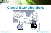 Cloud Stakeholders