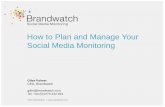 Brandwatch - How to Plan and Manage Your Social Media Monitoring