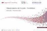 Report on the online advertising in France 2011-2012