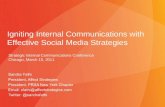 Igniting Internal Communications with Effective Social Media Strategies