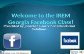 August 2011 IREM Georgia Facebook Class
