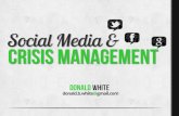 Social media and crisis management