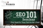 SEO 101 Seminar