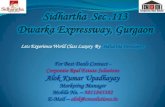 Sidhartha Sec 113  Gurgaon, Contact- 9811845382 Alok