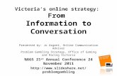 Victoria's Online Strategy: From information to conversation
