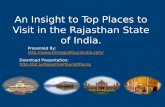 Top Tourist Places to Visit in Rajasthan