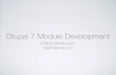 Intro to Drupal Module Developement