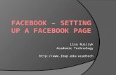 Facebook- Setting Up a Facebook Page