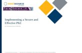 Implementing a Secure and Effective PKI on Windows Server 2012 R2