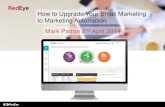 How to upgrade your email to marketing automation