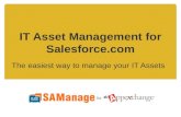 Samanage IT Asset Management for Salesforce.com