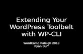 Extending Your WordPress Toolbelt with WP-CLI