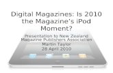 Digital Magazines: Is 2010 Magazines' iPod Moment?