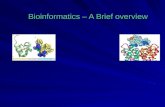 Project report-on-bio-informatics