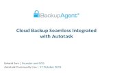 Cloud Backup Seamless Integration with Autotask