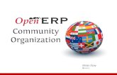 The OpenERP community organization explained by Olivier Dony, OpenERP