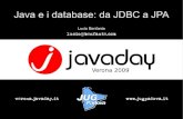Java e i database: da JDBC a JPA