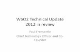 WSO2 Year End Tech Update 2012