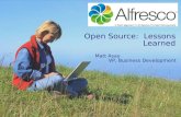 Open Source: Lessons Learned (2006)