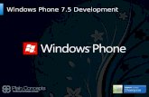 Windows phone 7.5 Development