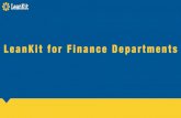 LeanKit for Finance Departments