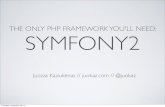 The only php framework you'll need: Symfony2 - FOWA Prague