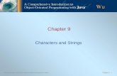 Chapter 9 - Characters and Strings
