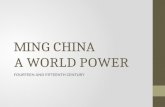 Introduction: Ming China