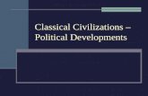 Classical Civs - Intro & Political Developments