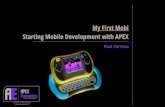 My first mobi - Starting Mobile Web Development with APEX