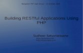 Building Restful Applications Using Php