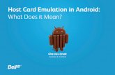 Host Card Emulation in Android: What Does it Mean?