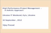 High Performance Project Management - A Holistic Approach
