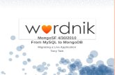 Migrating from MySQL to MongoDB at Wordnik