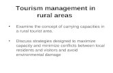 Tourism management in rural areas IB Geography