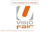 How to register on Visiofair virtual trade shows