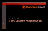 II-SDV 2014 Product Presentations GenomeQuest